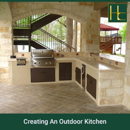 Creating An Outdoor Kitchen - Hybrid Construction LLC