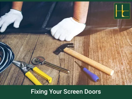 How to Repair a Screen Door