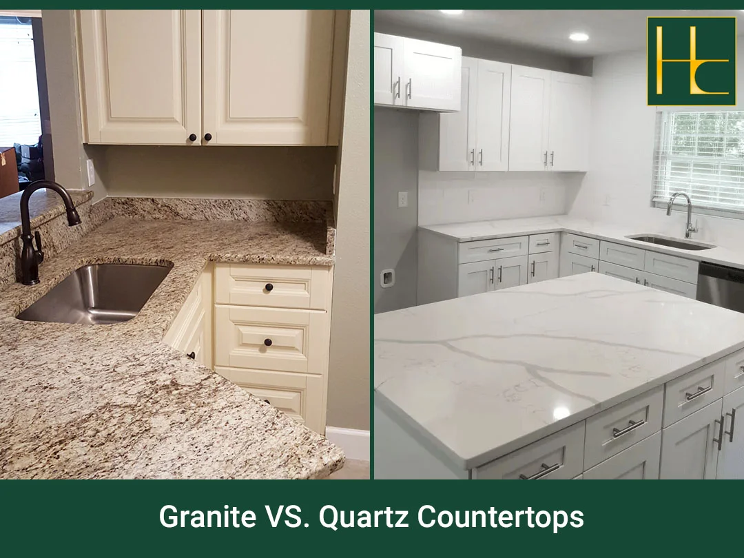 Granite VS. Quartz Countertops Hybrid Construction LLC