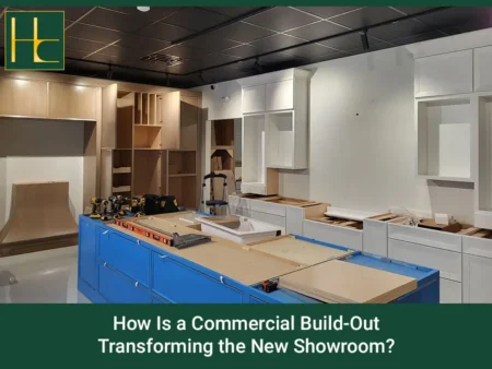 How Is a Commercial Build-Out Transforming the New Showroom? Commercial Build-Out Project | Hybrid Construction
